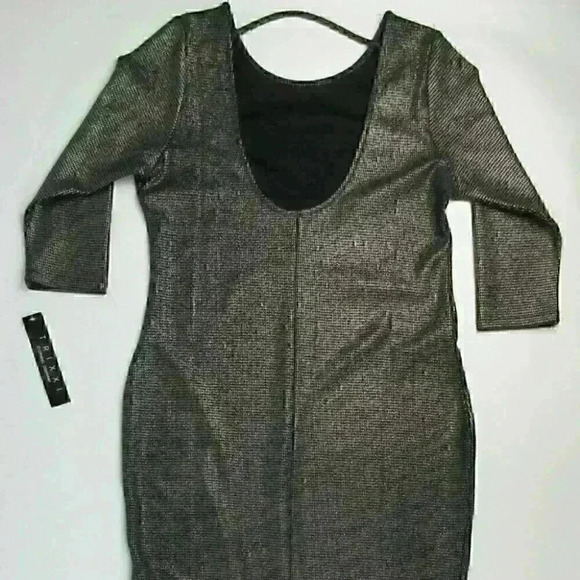 NEW! TRIXXI Clothing Company Women’s XL Metallic Dress - Picture 2 of 5